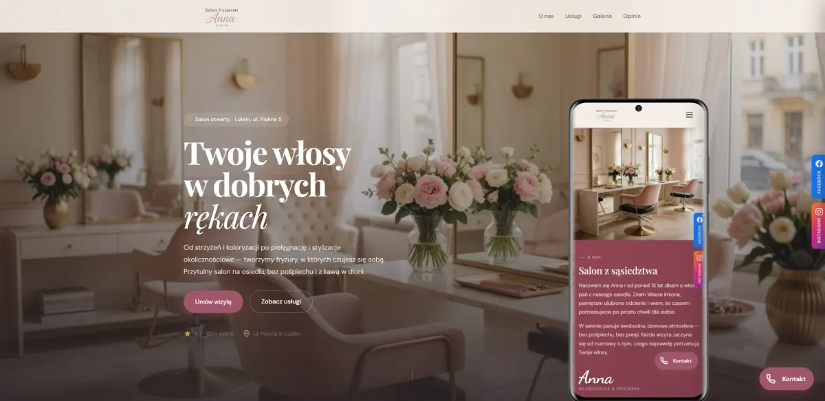 Salon fryzjerski Anna