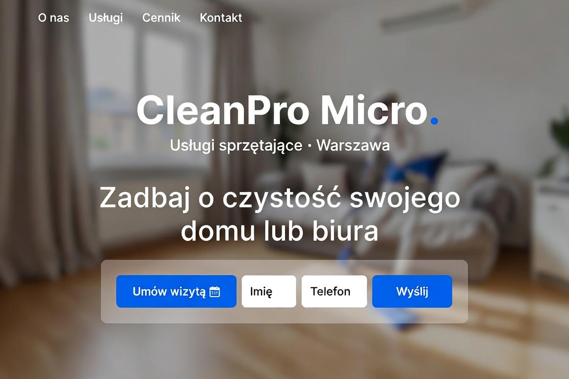Usługi sprzątające CleanPro