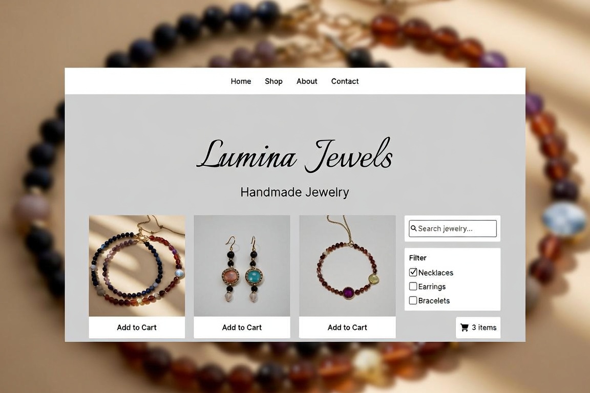 Sklep z biżuterią Lumina Jewels